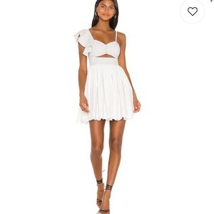 Allanis mini dress in ivory